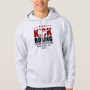 Name des personalisierten Kick Boxing Boxers Hoodie