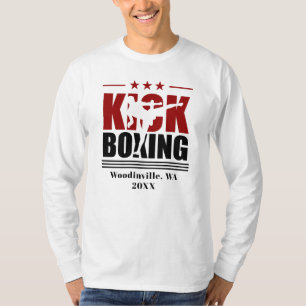 Name des personalisierten Kick Boxing Boxers T-Shirt