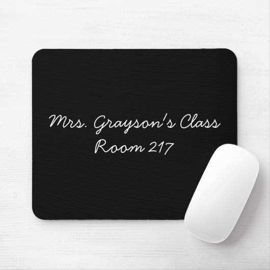 Name des Personalisierten Lehrers - Geschenk Mousepad (Mit Mouse)