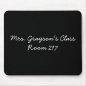Name des Personalisierten Lehrers - Geschenk Mousepad (Vorne)