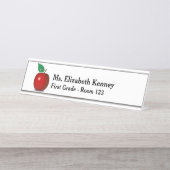 Name des personalisierten Lehrers Schreibtischnamensplakette (Vorderseite )