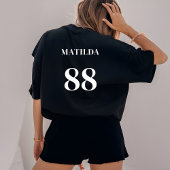 Name des personalisierten Mannschaftslogos Name Nu T-Shirt