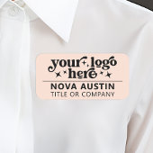 Name des personalisierten Mitarbeiters des Unterne Namensschild