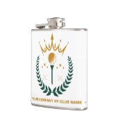 Name des personalisierten Monogram Golf Clubs Flachmann (Links)