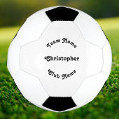 Name des personalisierten Monogram Player Team Coa Fußball