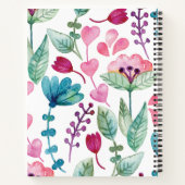 Name des personalisierten Monogram-Skripts Notizblock (Rückseite)