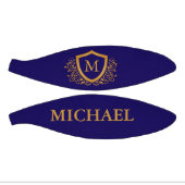 Name des Personalisierten Monogramms für Navy Blue Mini Basketball (Panele)