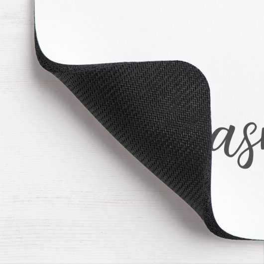 Name des Personalisierten Monogramms "Girl Simple Mousepad (Ecke)