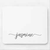 Name des Personalisierten Monogramms "Girl Simple Mousepad (Vorne)
