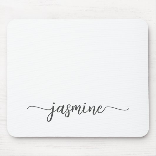 Name des Personalisierten Monogramms "Girl Simple Mousepad (Vorne)
