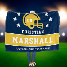 Name des personalisierten Navy Blue Mais Football-