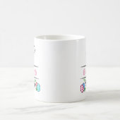 Name des personalisierten Ostersonnengebläses Kaffeetasse (Mittel)