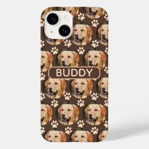 Name des personalisierten Pet-Foto-Musters Case-Mate iPhone 14 Hülle