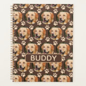 Name des personalisierten Pet-Foto-Musters Planer (Vorderseite)