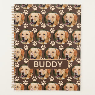 Name des personalisierten Pet-Foto-Musters Planer