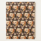 Name des personalisierten Pet-Foto-Musters Planer (Rückseite)