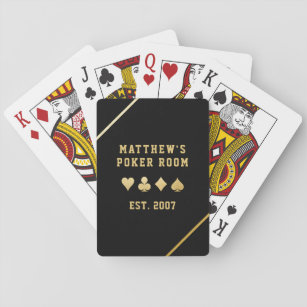 Name des personalisierten Pokers Spielkarten