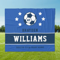 Name des personalisierten Royal Navy Blue Soccer P
