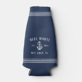 Name des Personalisierten Schiffes der Nautischen  Flaschenkühler (Vorderseite)