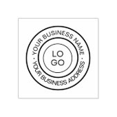 Name des personalisierten Unternehmens Gummistempel (Prägung)