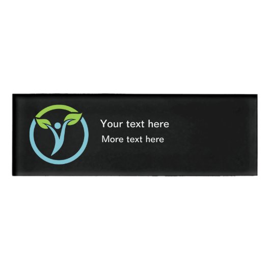 Name des Personals Namenschild (Vorderseite)