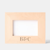 Name des Pet Monogram Keepake Geätzte Rahmen (Vorderseite)