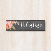 Name des Pferdes / Name Plakat Türschild (Vorderseite )