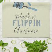 Name des Phantastischen Koch-Koch spiegeln Geschirrtuch (Gefaltet)