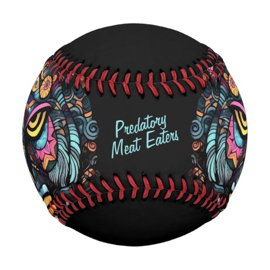 Name des phantastischen Tiger-Hauptmanns Baseball (Rückseite)