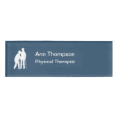 Name des Physiotherapeuten Tags Haushalt Namenschild (Vorderseite)