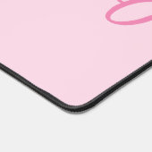 Name des Pinselschreibers Pastell und Rosa Schreibtischunterlage (Ecke)