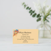 Name des Pizza-Unternehmens Visitenkarte (Stehend Vorderseite)