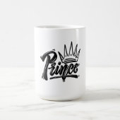 Name des Prinzen mit Kronenhemd Kaffeetasse (Mittel)