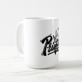 Name des Prinzen mit Kronenhemd Kaffeetasse (Vorderseite Links)