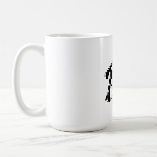 Name des Prinzen mit Kronenhemd Kaffeetasse (Links)