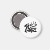 Name des Prinzen mit Kronenhemd Magnet (Vorderseite/Rückseite)