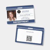 Name des QR-Logos des benutzerdefinierten Fotos Ausweis (Vorder- & Rückseite)