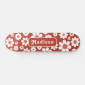 Name des Retro-Floral Skateboard (Horizontal)