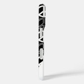 Name des Retro-Schwarz-Weiß-Friedens Case-Mate iPhone Hülle (Rückseite / Rechts)