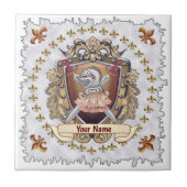 Name des Ritterschilds Fliese (Vorderseite)