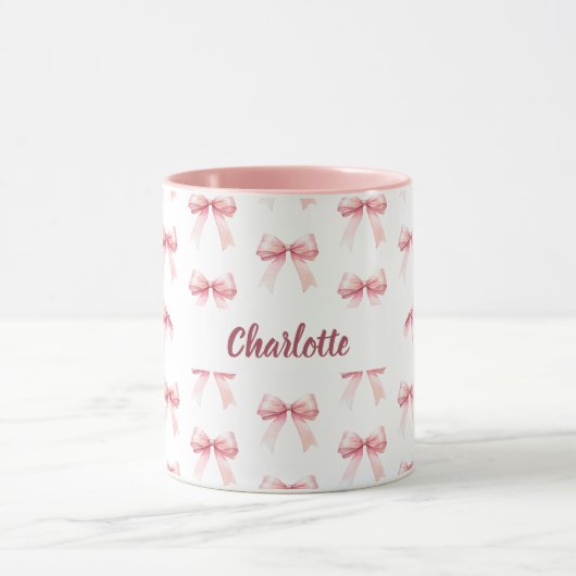 Name des rosa Bogens Tasse (Zentrum)