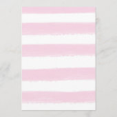 Name des rosa Fotos Geburtsdatum Ankündigung (Rückseite)