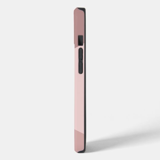 Name des rosafarbenen Monogramms Case-Mate iPhone Hülle (Rückseite / Links)