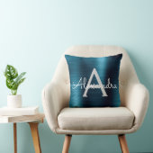 Name des roten, modernen, gebürsteten Metalls Kissen (Stuhl )