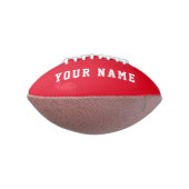 Name des roten Spielers und Name des Teams Football (Gedreht 90)