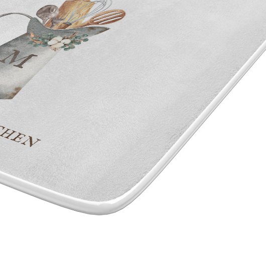 Name des rustikalen Bauernhauses Schneidebrett (Ecke)