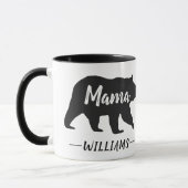Name des Rustikalen Mama-Bären Tasse (Links)