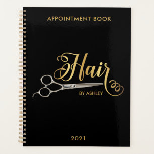 Name des Salons "Black & Gold" Planer