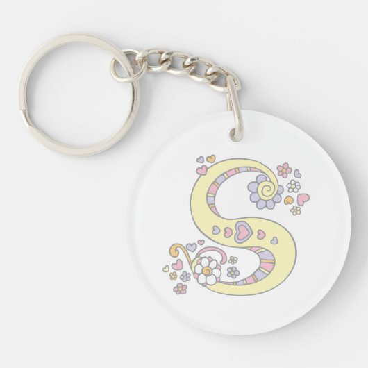 Name des Sarah-Monogramm-Briefes und Bedeutung des Schlüsselanhänger (Vorderseite)