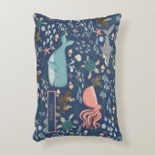 Name des Säuglings unter dem Kinderzimmer des Meer Dekokissen (Vorderseite(Vertikal))